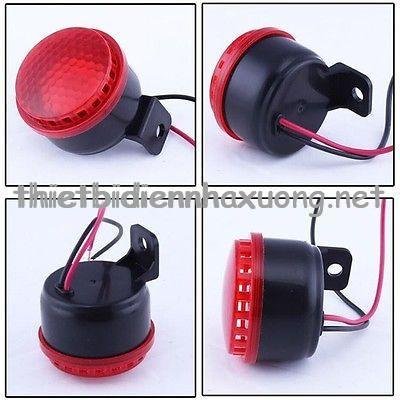 Đèn báo động có còi 12V màu đỏ 3 Đèn báo động có còi 12V màu đỏ - Ảnh 3