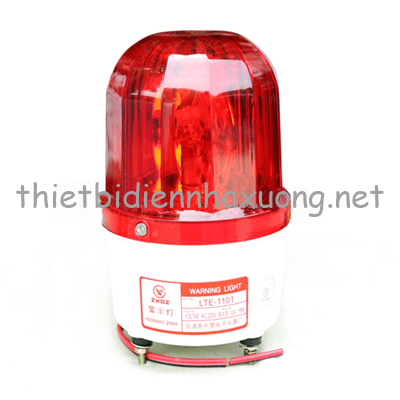 Đèn xoay cảnh báo màu đỏ 1 Đèn xoay cảnh báo màu đỏ