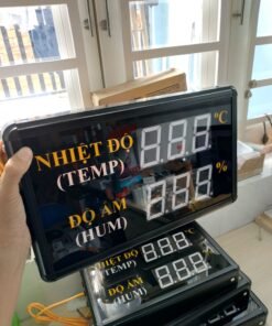 Gia công Đồng hồ nhiệt độ độ ẩm treo nhà xưởng giá rẻ 5 Gia công Đồng hồ nhiệt độ độ ẩm treo nhà xưởng giá rẻ 1