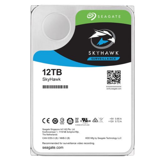 Ổ cứng HDD Seagate Skyhawk 12TB SATA 6Gb/s/256MB Cache
