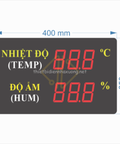 Độ ẩm có thực sự quan trọng trong sản xuất? 4 Đồng hồ nhiệt độ độ ẩm 400x250mm treo nhà xưởng