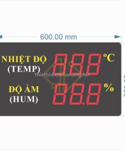 Độ ẩm có thực sự quan trọng trong sản xuất? 6 Đồng hồ nhiệt độ độ ẩm 600x350mm treo nhà xưởng