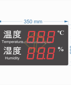 Độ ẩm có thực sự quan trọng trong sản xuất? 2 Đồng hồ nhiệt độ độ ẩm 350x200mm (Tiếng Trung)