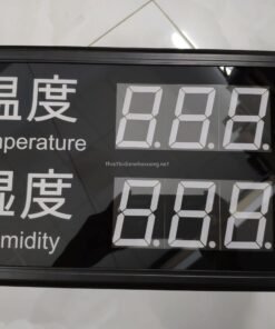 Đồng hồ nhiệt độ độ ẩm 350x200mm (Tiếng Trung) 5 Đồng hồ nhiệt độ độ ẩm 350x200mm (Tiếng Trung) 2
